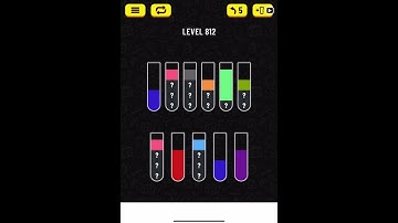 water sort puzzle level 812