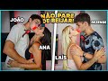 ULTIMO A PARAR DE BEIJAR NA CASA GANHA 5000R$!! ( DESAFIO DO BEIJO ) [ REZENDE EVIL ]