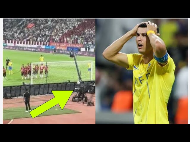 WATCH: Cristiano Ronaldo hits cameraman with free-kick - Social Buzz 