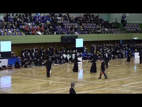 【男子1回戦】桐蔭学園・神奈川×甲府商業・山梨【第31回全国高等学校剣道選抜大会】1川原×駒井・2須藤×北井・3橋本 晃×辻・4橋本 陸×矢川・5橋本 駿×依田【2022年3月26日~28日】#80