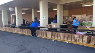 Second Harvest Food Bank, Orange County Schools give away meals to families