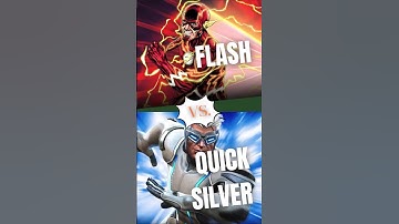 The Flash vs Quicksilver: Who’s REALLY Faster? #flashnews #speed