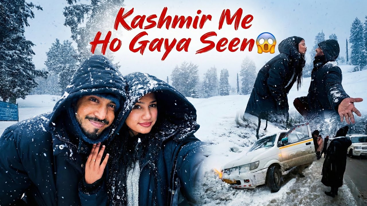 Kashmir Snow Trip Me Ho Gaya Bada Scene 😨 | Unexpected Incident #vlog #viral 