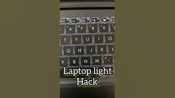 Turn ON laptop keyboard backlight #shorts #shortfeed #laptophacks #backlight