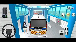 New Police Van Hyundai Staria - 3D Driving Class 2024 - Best Android Gameplay screenshot 5