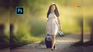 Outdoor Portrait Edit (Girl) | Photoshop cc Tutorial screenshot 4