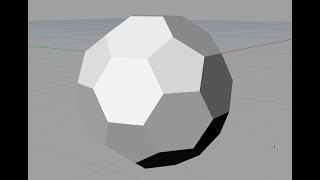 Rhino Activity-04: Truncated Icosahedron, Buckyball, Football pattern
