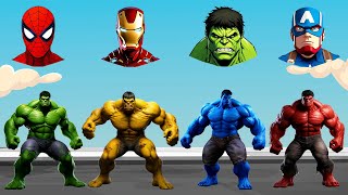 Tebak Gambar Superhero Avengers Spiderman, Ironman, Superman , Captain America, Batman dan Hulk