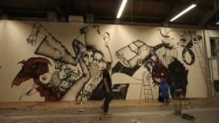 David Choe Timelapse At Nuart 2009