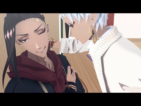 【MMDツイステ】男子高校生が罰ゲームで壁ドンするだけ【スカラビア】