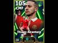 THIAGO ALCÂNTARA 105: O DONO DO MEIO-CAMPO NO EFOOTBALL! 🪄🇪🇸#shorts