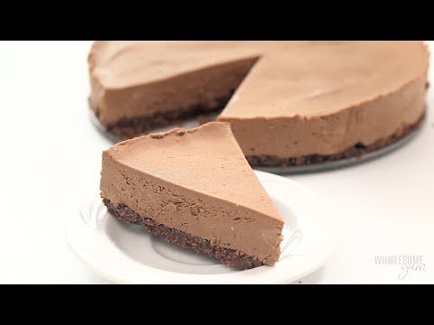 Keto Low Carb No Bake Chocolate Cheesecake Recipe