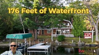 Inside a Maine Lakefront Home with 176 FT of Waterfront Full Property Tour