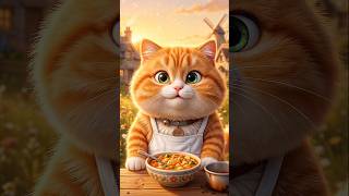 Cute Cat Cooking Adventure | Mimi the Chef Cat Makes Delicious Food #shortvideo