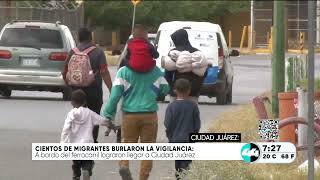 Cientos de migrantes burlaron la vigilancia