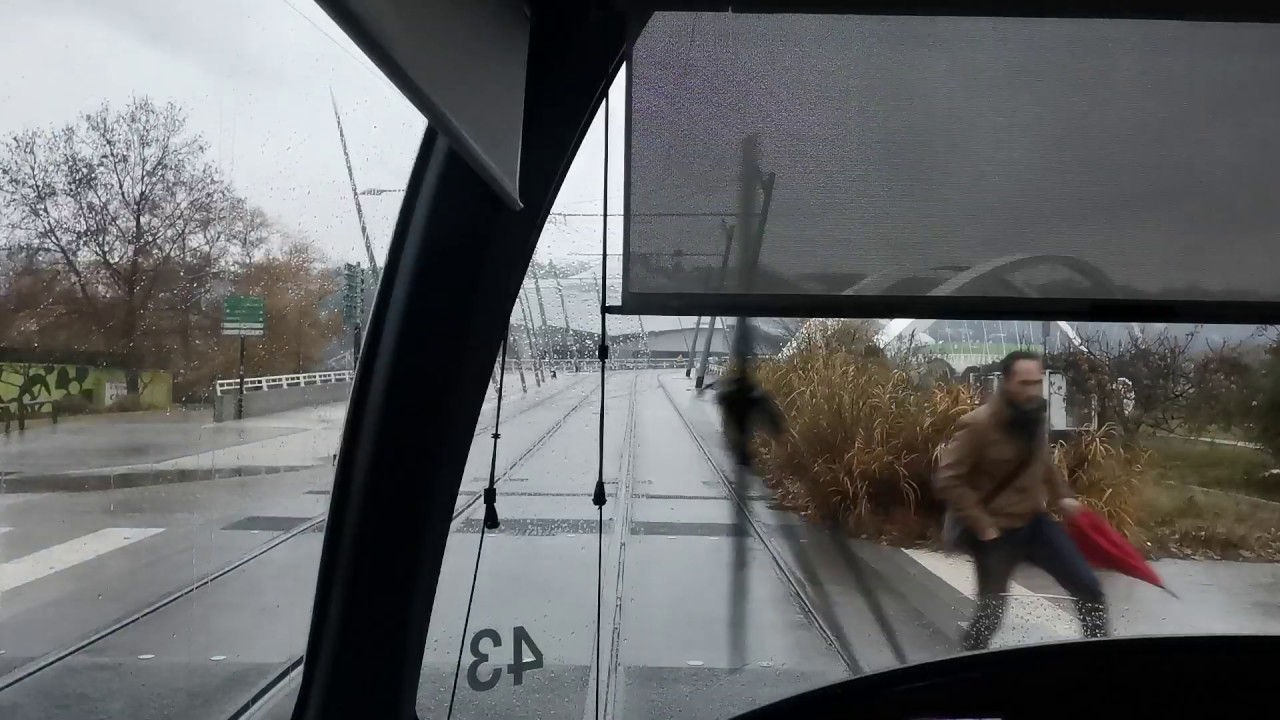 [Tram Cab Ride] Ligne 1 du tramway de Lyon / Debourg ➡ IUT - Feyssine
