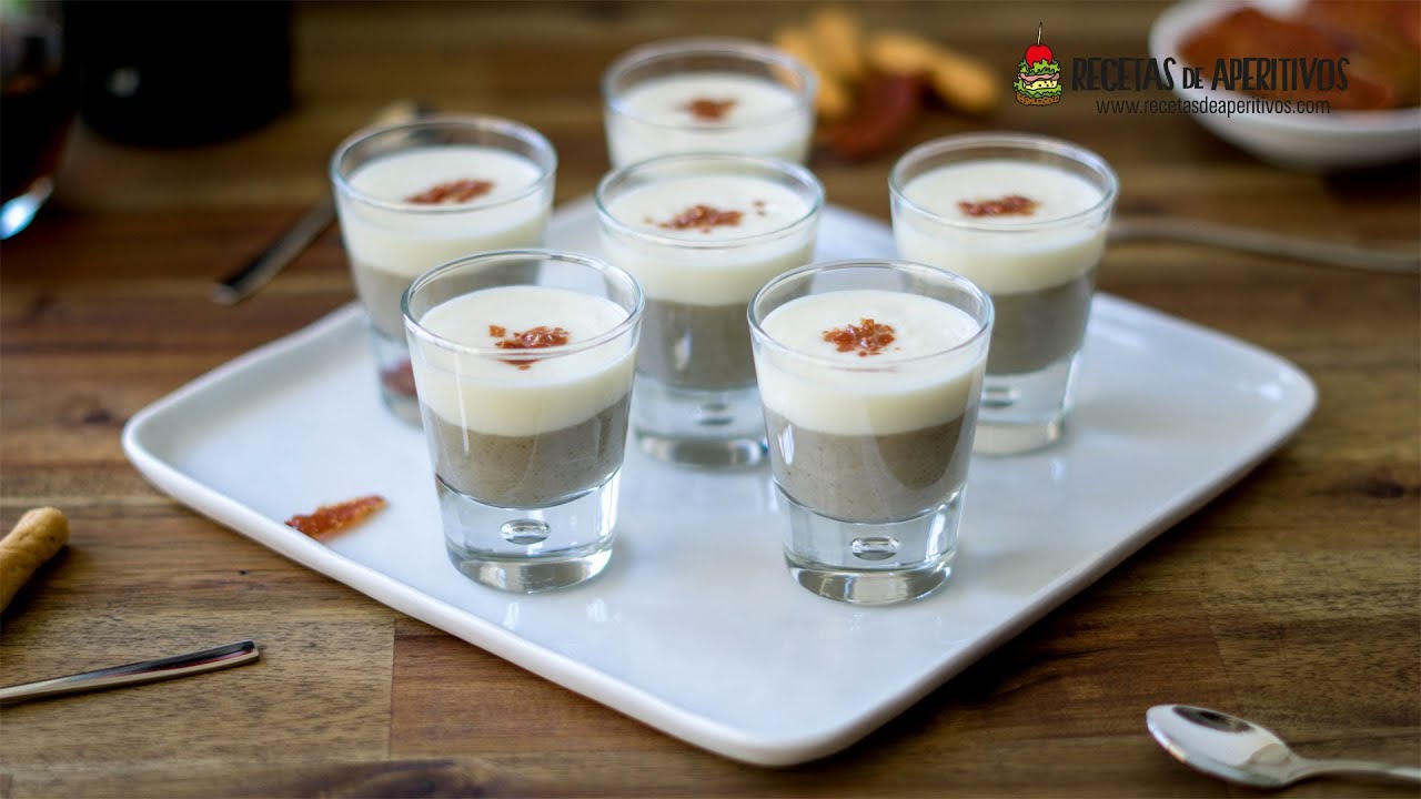 CREMA de SETAS y QUESO CAMEMBERT en VASITOS de APERITIVO #47