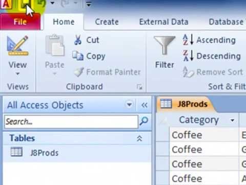 How to add new records to an Access database table - YouTube
