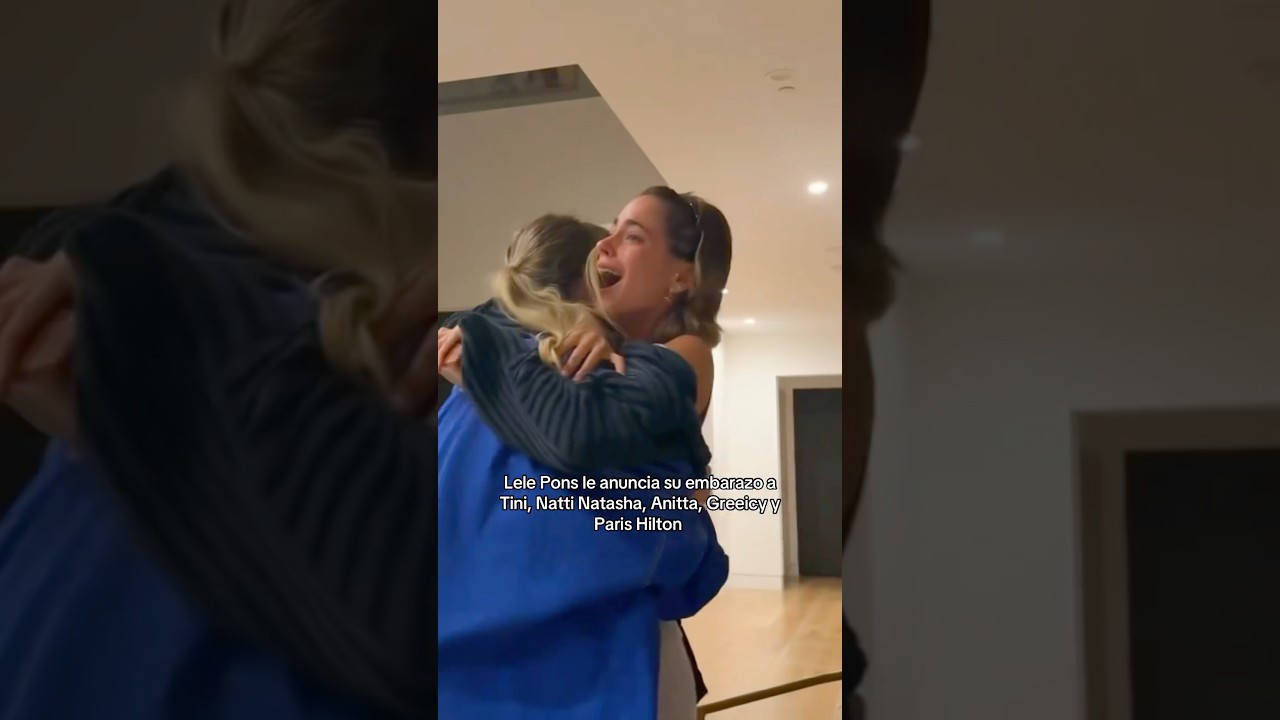 Lele Pons le anuncia su embarazo a Tini, Anitta, Greeicy, Natti Natasha y Paris Hilton 🥰
