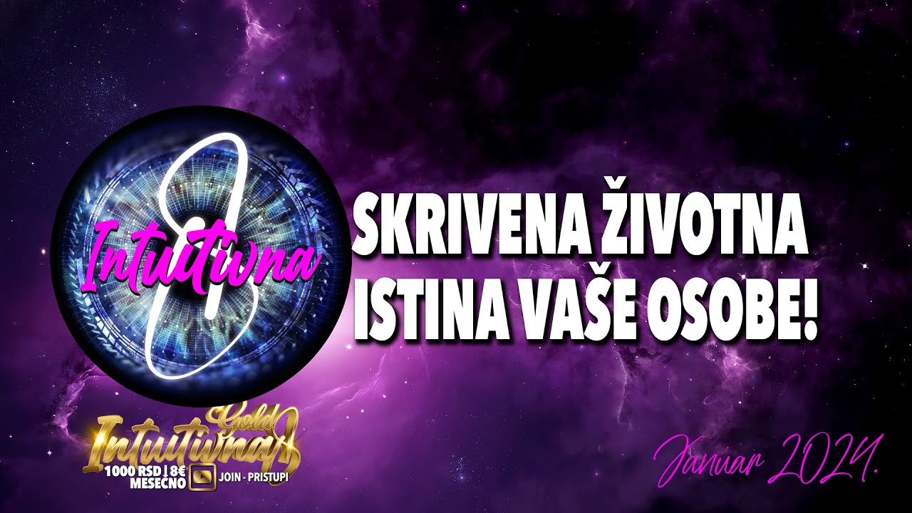 🌟SKRIVENA ŽIVOTNA ISTINA VAŠE OSOBE!🌟 Tarot citanje 🔮 Kolektivno otvaranje @Intuitivna8