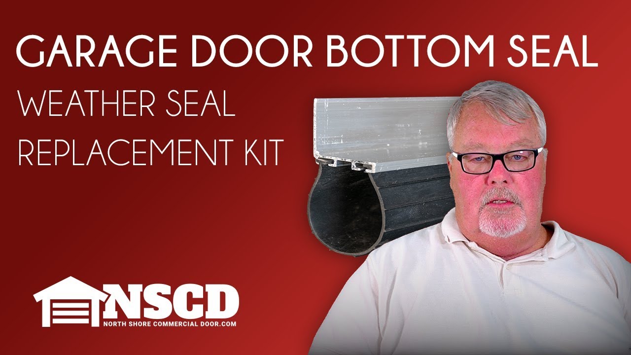 Garage Door Bottom Weather Seal Replacement Kit - YouTube