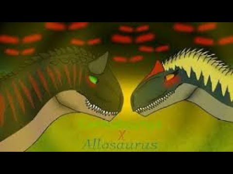 Demon Carnotaurus X Allosaurus Arrowhead ( Love Story And Animation Dinosaur )