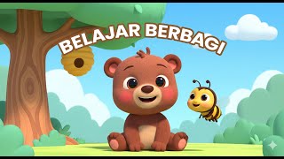 Beruang Kecil dan Lebah 🐻🐝 Belajar Berbagi & Bersahabat | Dongeng Cerita Anak Sebelum Tidur