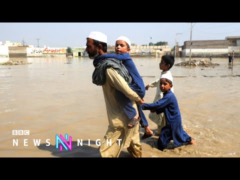 'monsoon on steroids': investigating pakistan's unprecedented floods - bbc newsnight
