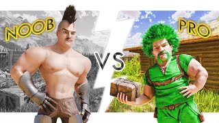 Ark Noob Vs Pro Starter Base