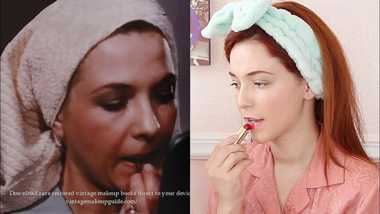 Jai essay de suivre un VRAI tutoriel de maquillage des annes 1950