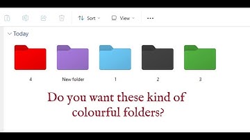 How to customize a Folder Color For Windows | Folder Color Change Free. #foldercolor #windows