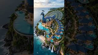 pickock Resort Paradise #DreamDestination #FantasyArchitecture #TravelGoals#ViralReels #viralvideo