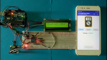 Arduino bluetooth meter demo