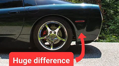 Installing new laser turn signals and molded tint kit on my C5 corvette