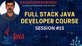 Full Stack Java Developer Course|Session - 15|OOP Access Modifiers Encapsulation| rajonlinetrainings