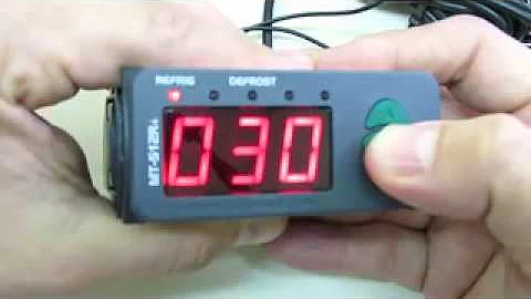 Como regular temperatura MT 512ri manual?