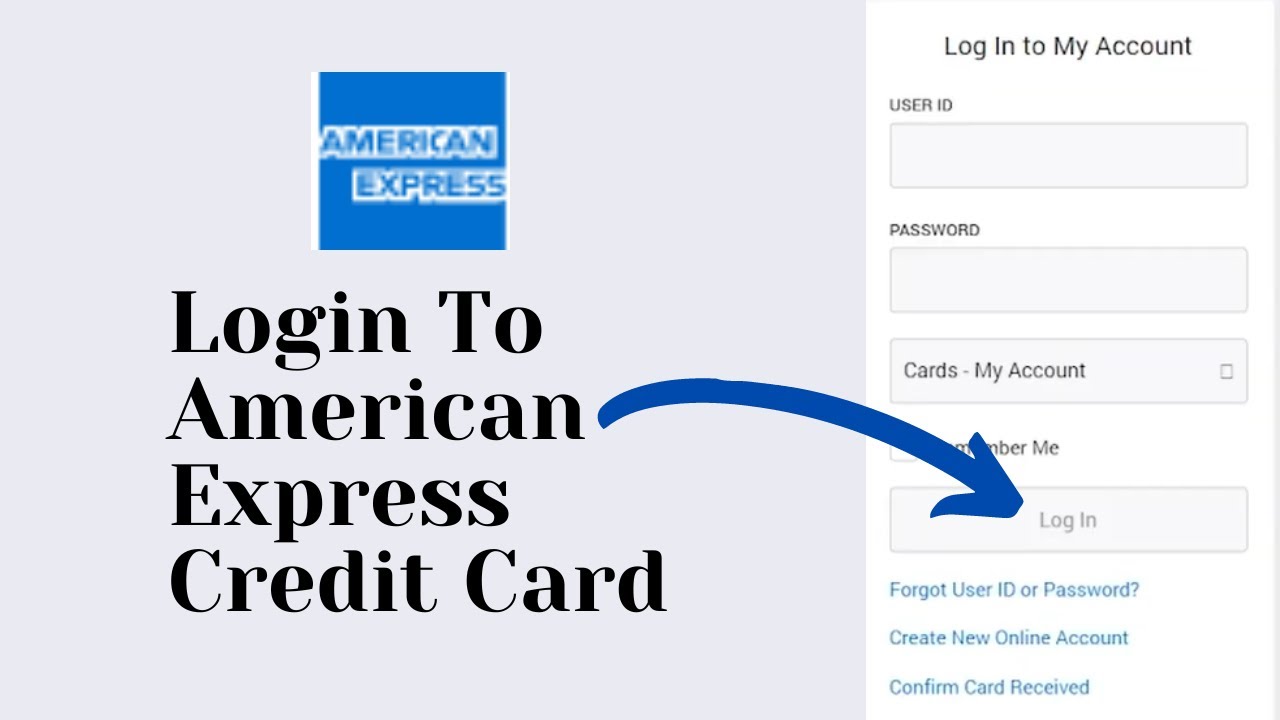 How To Login To American Express Credit Card Online Account? Sign In to AmEx  Credit Card Account - YouTube