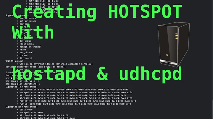 Creating HotSpot in Kali Linux | using hostapd ,udhcpd