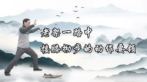老架一路中，搂膝拗步的动作要领