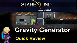 Gravity Generator - Starbound: Frackin' Universe Item Review