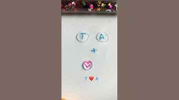 T + A =❤️❤️ #love #tiktok #drawing #shortvideo #shorts #abcd #writing #youtubeshorts #alphabet #drop