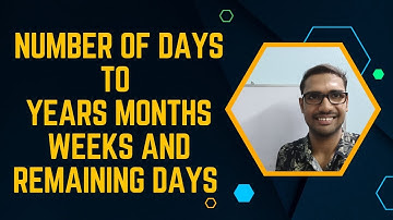 WAP to convert number of days to years months weeks and remaining days