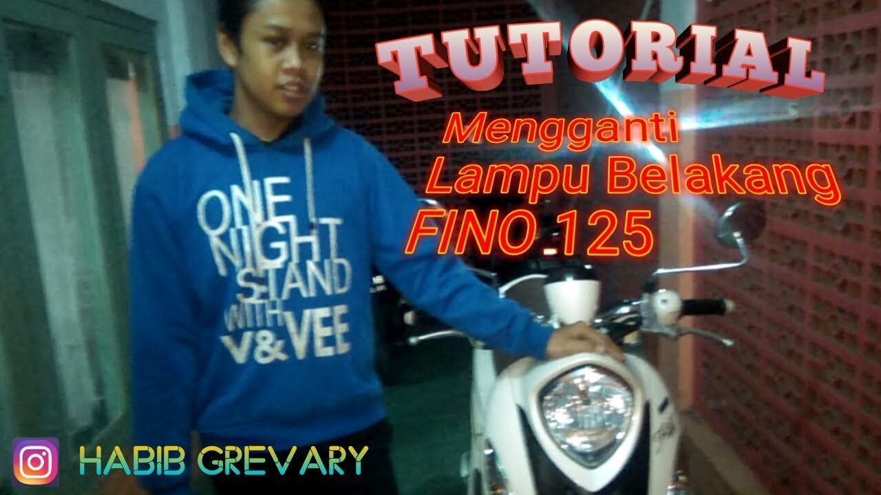 Super Mudah Ganti Lampu Belakang fino fi 125 terbaru|| 5 menit - YouTube