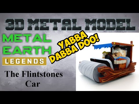 Metal Earth Build - Legends The Flintstones Car