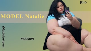 BBW Fatbabe4ever Natalie Plus💋SSBBW Body Positive Curvy |Plussize Fashion Model Biography |UK Beauty