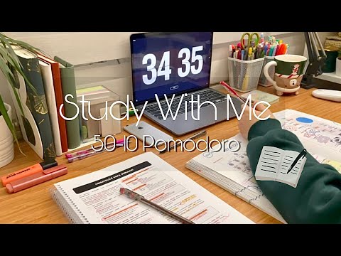 Benimle 3 Saat Ders Çalış 📚🤓 Müziksiz, Kronometreli | 50-10 Pomodoro (3x) TUS Günlükleri