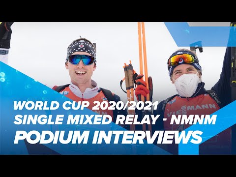 NMNM World Cup 9: Single Mixed Relay Podium Interviews
