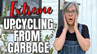 Extreme Upcycling from Garbage \/ Trash to Treasure Home Decor