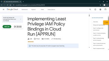 Implementing Least Privilege IAM Policy Bindings in Cloud Run [APPRUN] | #qwiklabs | #coursera #CLI