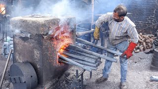 most incredible 8x8 truck axle forging process